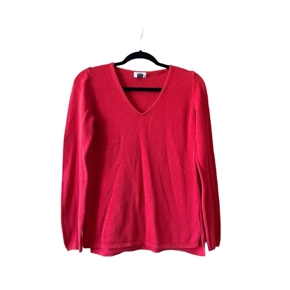 Old Navy Classic Ladies Red V Neck Sweater Size Small